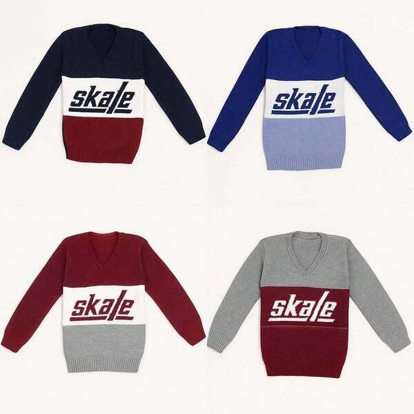 Blusa de Frio Infantil Menino – Manga Longa, Tricot Macio e Estampado