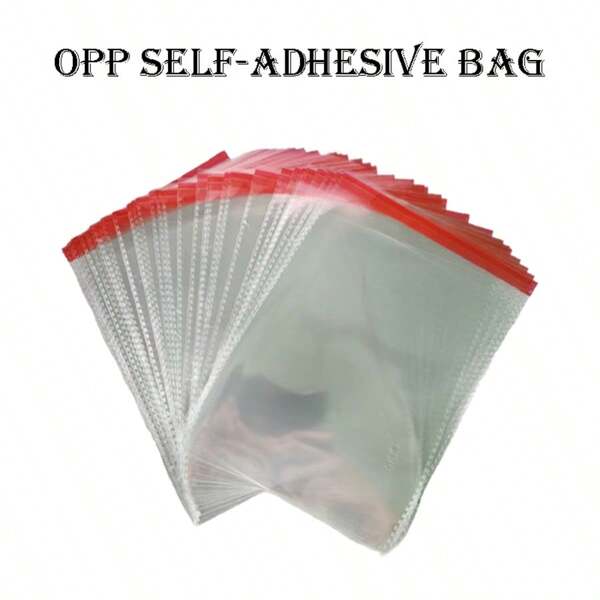OPP Bags Self-Adhesive Bags Transparent Plastic Bags 17cm*24cm Packaging Bags Book Self-Sealing Bags Custom