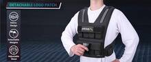 Chaleco con peso ajustable TANWEERDDJWINC APEXUP para hombres de 20 lb/30 lb/40 lb con rayas reflectantes, chaleco con peso para mujer para entrenamiento de fuerza, correr, caminar - 30 libras - Ver 3