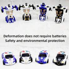 Amazing Transforming Sports Car Deformation Toy - Inertial Sliding Racing Bike - Automatic Transform - Incredible Boys Gift Idea!,Back To School - Multicolor - View 7