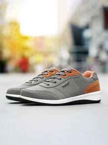 2025 Men's Slip-Resistant, Durable Flat Shoes, Suitable For Party, Vacation, Commuting, Outdoor, Shopping, Daily Wear, Work, Fashionable Casual Sports Sneakers For Walking, Running