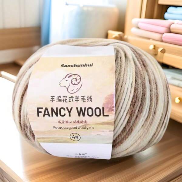 New Premium Merino Knitted Yarn Skeins, Thick Knitting Knitted For DIY Hand Knitting & Crochet, Sweater, Scarf