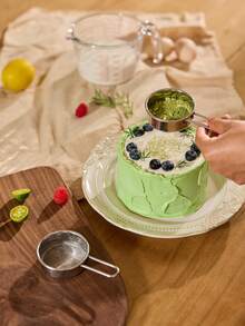 Cirelle 1pc Stainless Steel Powdered Sugar Shaker Back To School, New Year, Christmas Party, Rama Kitchen Essentials, Thanksgiving Day Party, Baking Use, Family Dining, Afternoon Tea Use, Party Use