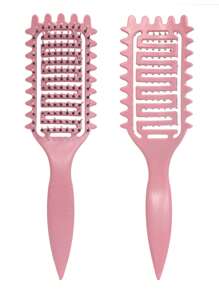 Cepillo definidor de rizos, cepillo para cabello rizado para rizos, ondas y espirales, definir, dar volumen, desenredar rizos de mujeres y niñas, reduce el tirón y el frizz del cabello
