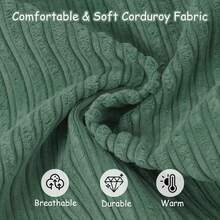 Bean Bag Chair For Kids 8-12, Toddler Beanbag Bed Corduroy, Convertible Child Bean Chair To Floor Mattress With Filler, Kid Reading Comfy Lounge Couch For Boys And Girls Bedroom, Green - 薄荷綠 - 查看 10