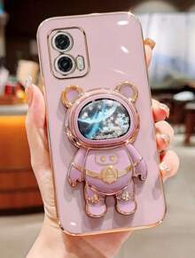 Capinha De Celular Borda dourada para Motoorola Varios Modelos
