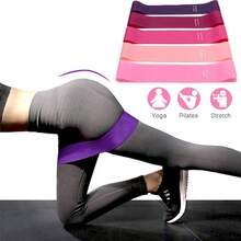 5 件瑜伽阻力带，全身健身，臀部、腿部和手臂伸展，家庭瑜伽和普拉提锻炼，便携式健身器材，橡胶阻力带，瑜伽健身房弹力训练带，适合女性力量训练 - 彩色 - 查看 1