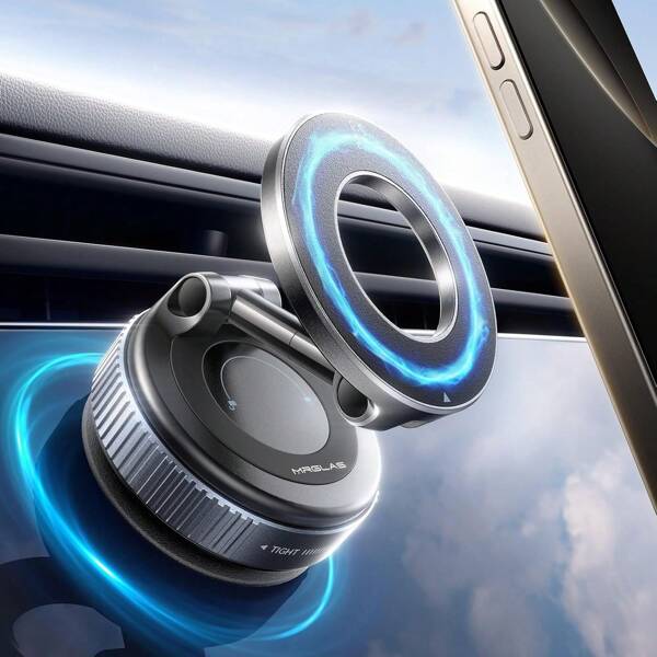 Car Phone Holder For Magsafe [78+LBS Strongest Suction & 2400gf Strongest Magnetic] 360° Adjustable Car Phone Mount, Phone Holders For Your Car For IPhone 16 Pro Max 15 14 13 12 Plus