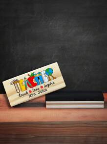 1pc Custom Personalized Teacher Whiteboard Eraser With, Custom Preschool Teacher Name Eraser Gifts, Hand Painted, Custom Teacher Appreciation Gifts,Personalized Gifts, Holiday Decorations, Gifts For Teachers, Creative Teacher Gifts, Back To School Gifts,There Are 23 Styles To Choose From