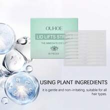 80片装 3D 眼部提升胶带，隐形眼部提升贴，塑造、紧致、提亮双眼，持久有效 - 無色 - 查看 9