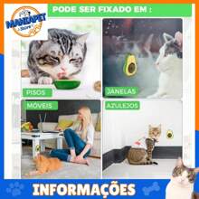 Avocado Interactive Cat Toy With Natural Catnip Licking Ball DM SHOPP