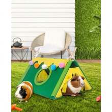 New Product Launch Guinea Pig Hideout Small Animal Houses And Habitats Guinea Pig Tent Tunnel Cages For Guinea Pigs Hamster Rats Bunny And Other Small Animals Guinea Pig Cages Accessories Tube Toys