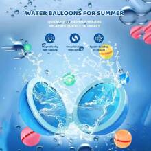 3/6 Pezzi, Palloncini ad acqua riutilizzabili, Palloncini ad acqua ricaricabili e autosigilanti, Palloncini ad acqua magnetici in silicone morbido, Palline ad acqua con fibbia, Giochi di battaglia ad acqua, Parco acquatico, Feste estive (colore e stile casuali) Palloncini ad acqua magnetici riutilizzabili Riempimento rapido Giocattolo a sfera d'acqua autosigilante Nuovi palloncini ad acqua in silicone riutilizzabili Riempimento rapido Bomba d'acqua autosigilante Palle da splash per piscina
