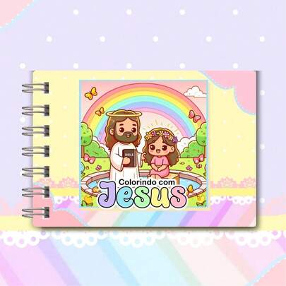 Jesus A6 CAPA DURA MENINA AMARELO