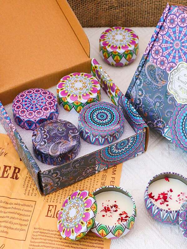 1 pièce-36 pièces Ensemble cadeau de bougies parfumées, bougies d'aromathérapie à la cire de soja, convient pour la décoration de la maison, cire de soja, bougies parfumées à la lavande, à la vanille, au citronnelle, au citron et à la rose, idéal pour le yoga, Noël, anniversaire, fête des mères, cadeaux de mariage
