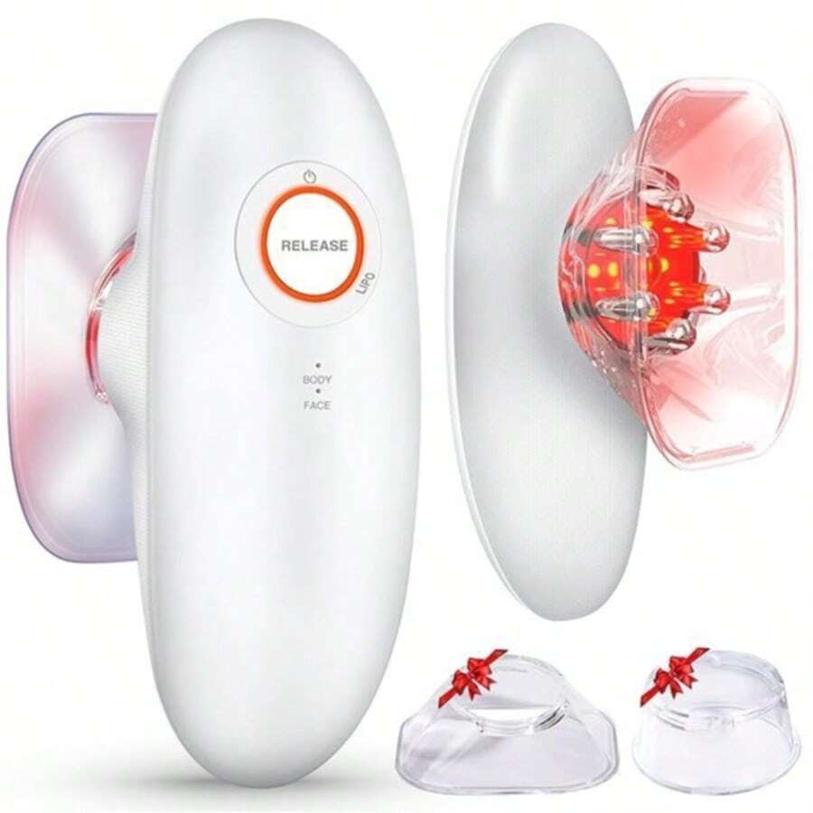 3in 1 Multifunction Facial BodyMassager, 3Adiustable Modes, Handheld Homelse SkincareBeauty Device ForBack, Belly, Waist, Legs, White - trắng - Xem 1