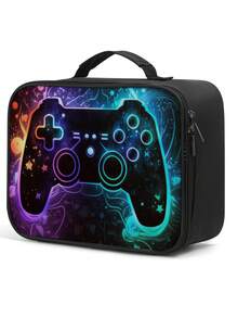 Gamer Boys Lunch Box,Insulated Video Game Lunch Bag For Boys Girls, Reusable Portable Lunchbox To School Work Office Travel Picnic Hiking Beach - one-size - View 15