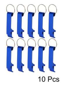 1/10pcs Bottle Openers Keychain, Mini Beer Opener, Compact Opener, Opener For Cans, Bottle & Canning, Suitable For Bars, Restaurants & Party Favors, Portable Keychain Design, For Travel, Picnic & Camping, Gift For Father - Multicolor - View 7
