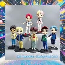 Member Figurines – 1st & 2nd Gen Collectible Set,Random Single Or Full Set Of 7 (RM, Jin, J-Hope, Jimin, V, ) | 2025 Comeback Edition | Gift For & K-Pop Collectors - Các con số - Xem 14