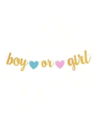 Gender Reveal Birthday Party Backdrop Decoration Pull Flag, Birthday Party Wall Decor Pull Flower Banner,Christmas