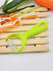 1pc Multi-Function Peeler, Peeling Knife, Potato Fruit Vegetable Grater, Durable Paring Knife, Vegetable Fruit Processor - Green - View 4