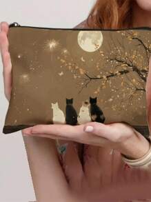 Borsa porta spuntino per cani adulti, con motivo carino per spuntino per animali domestici, borsa con cerniera leggera, adatta per viaggi, inodore, perfetta per giocattoli per animali domestici, spuntino e legami - il regalo perfetto per le mamme dei cani