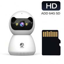 Telecamera di sicurezza con inclinazione/panoramica da 5MP per interni, telecamera di sicurezza Wi-Fi a 5G/2,4G per bambini/animali domestici/tate, archiviazione su cloud e scheda SD, visione notturna a colori, faro, audio bidirezionale, allarme sirena, rilevamento del movimento AI, adatta come regalo di Natale, regalo di anniversario, regalo della festa della famiglia. Registra tutto a casa, proteggi la tua famiglia o i tuoi amici, monitor o scheda di memoria da 64 GB (capacità di lettura 58,2 GB) acquistabile separatamente