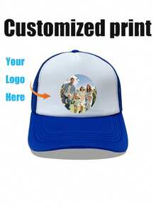 1 Stück einfarbige Baseballkappe aus Polyester, Schwammschirmmütze für den täglichen Gebrauch, Sport, Reisen, Werbung, Truckerart, individuell bedruckbar, geeignet für Lässig und Veranstaltungen - A - Übersicht 16