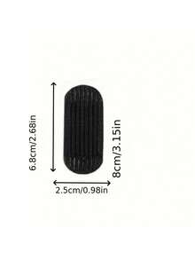 4/6pcs Black Invisible Hair Volume Boost Clips - Nylon Fluffy Hair Root Lift Pads, Textured Design For Fuller Head Look, Ideal For All Hair Types, Stylish Hair Sculpting|Textured Surface|Comfortable Fit, Hair Accessories