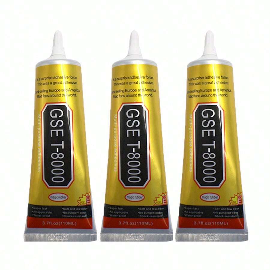 15ml/50ml/110ml T-8000 Craft Glue, Multi-Purpose T8000 Super Adhesive, Suitable For Diamonds, Crafts, Clothing, Fabrics, Jewelry Making, Liquid Phone Glue - Multicolor - View 1