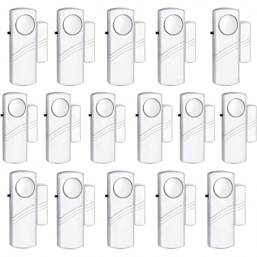 Security Door Window Alarm, Wireless Sensor Door Window Burglar Alarm, Door Alarms Safety, Easy Installation Doorbell Alarms Office House Window Pool (4 Pack) - GÓI 16 - Xem 1