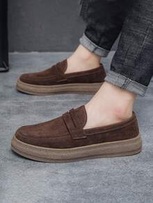 Men's Casual Slip-On Canvas Shoes, Comfortable Lightweight Low-Top Casual Loafer Shoes, Suitable For All Seasons - Multicolor - View 3