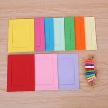 21 pièces (set) Cadres photo en papier, guirlande de pinces de cadre photo en papier vif - cadres photo en papier kraft à suspendre pour afficher des photos de 10 x 15 cm, présentoirs photo en carton DIY avec pinces et ficelles, décorations DIY faciles pour anniversaire, mariage, anniversaire, baby shower - joli bannière d'anniversaire, cadeau fête des mères, faveurs de fête, baby shower