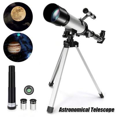 150x Astronomical Telescope W/High Tripod Zoom HD Monocular Stars Moon Outdoor