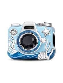 1 件时尚闪亮水母吊坠饰品适用于手链 DIY 女士珠宝 - 銀色 - 查看 18