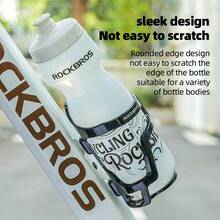 ROCKBROS 1pc Water Bottle Cage Bike Bottle Holder Universal Stable Lightweight Bicycle Bike Water Bottle Cage Drink Cup Holder Rack Cycling Accessory