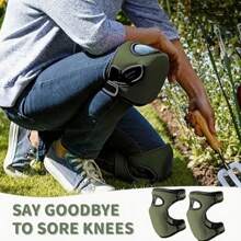 1 par de rodilleras para jardinería con alta elasticidad y resistencia a la presión, rodilleras antideslizantes y resistentes al desgaste para exteriores, equipo de protección laboral con acolchado grueso, rodilleras de rebote lento de alta densidad, para sitios de siembra hortícola, limpieza de construcción, rodilleras anti colisión y de reducción de estrés, rodilleras universales para todas las estaciones