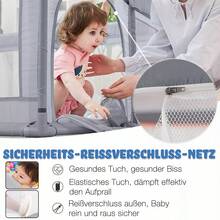 Sponde di sicurezza per letti per bambini - Grigio - Visualizzare 4