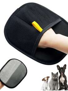 1 件装宠物美容防静电脱毛手套，猫毛脱毛刷手套，适用于沙发、衣服、家用 - 彩色 - 查看 3