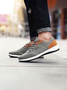 2025 Men's Slip-Resistant, Durable Flat Shoes, Suitable For Party, Vacation, Commuting, Outdoor, Shopping, Daily Wear, Work, Fashionable Casual Sports Sneakers For Walking, Running