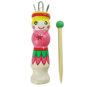 Wood Hand Knitting Dolly Yarn Wool Knitter Hand Painting Rope Braided Maker DIY Knitting Tool Home DIY Accessories