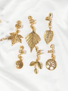 6 件海螺装饰发圈波西米亚风发夹，学校用品