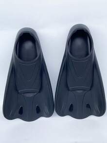 1pc Swimming Flippers, Universal For Free Diving, Training, Diving, Unisex Silicone Short Webbed Feet, Beach Essentials, Beach Accessories, Pool Float - Multicolor - View 74