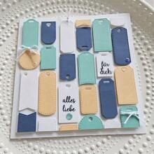 New Arrival 10 Different Pendant Shapes Metal Cutting Dies For DIY Scrapbooking Card Making Stencils Embossing Craft Decoration