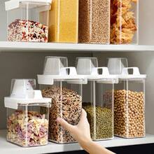2025 New Rice/Flour/Cereal Airtight Container, Kitchen Storage Canister, Thicker & Durable - Clear - View 2