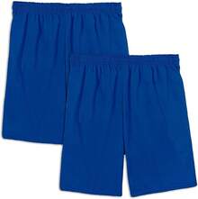 Men's  Cotton Shorts With Pockets (S-4XL) - 2 Pack - Blue - View 1