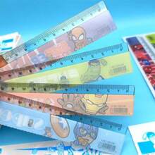 Marvel 4PCS Marvel 15cm Rulers, 4 Unique And Perfect Designs For Boys And Math Students. It Can Also Be Used As A Must-Have For School Supplies And Back To School Stationery