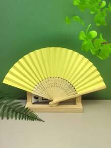 Abanico manual plegable de papel personalizado, portátil, suministros para fiestas y bodas. Abanico manual, regalo y decoración para bodas. Muy adecuado como regalo de fiesta y prop de fotos. Apropiado para decorar restaurantes, paredes, bodas, fiestas, duchas nupciales, fiestas de cumpleaños, despedidas de soltera, regalos de fiestas de boda.