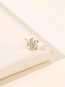 1pc Fashion Delicate Cute Golden Flower Nose Ring/Piercing For Women, Everyday Wear Nose Accessory