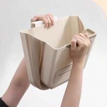 Cubo de basura plegable para la familia, armario, cubo de basura autoportante, clasificador de residuos para el hogar y la cocina, cubo de basura para el baño, cubo de basura doméstico montado en la pared